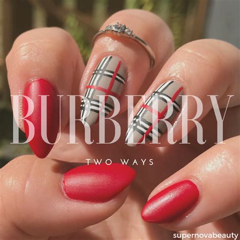 manucure burberry|burberry nail polish.